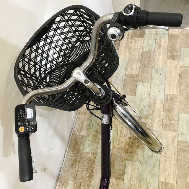 電動自転車 中古 ママチャリ パナソニック ビビ DX パープル 26インチ KE132 電動アシスト自転車 神戸 | Panasonic | 03