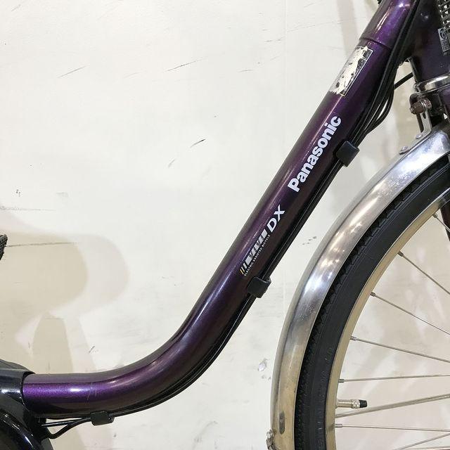 電動自転車 中古 ママチャリ パナソニック ビビ DX パープル 26インチ KE132 電動アシスト自転車 神戸 | Panasonic | 04
