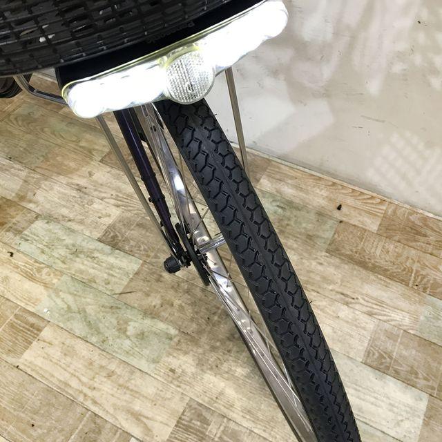 電動自転車 中古 ママチャリ パナソニック ビビ DX パープル 26インチ KE132 電動アシスト自転車 神戸 | Panasonic | 07