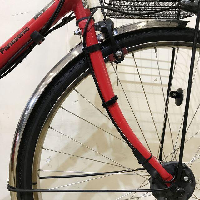 電動自転車 中古 ママチャリ パナソニック グリッター A レッド 26インチ KE138 電動アシスト自転車 神戸 | Panasonic | 13