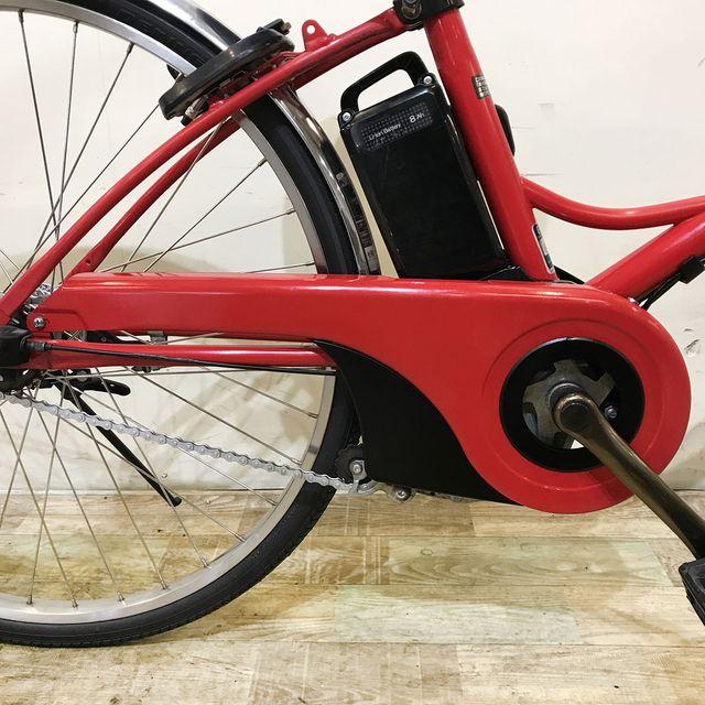 電動自転車 中古 ママチャリ パナソニック グリッター A レッド 26インチ KE138 電動アシスト自転車 神戸 | Panasonic | 14