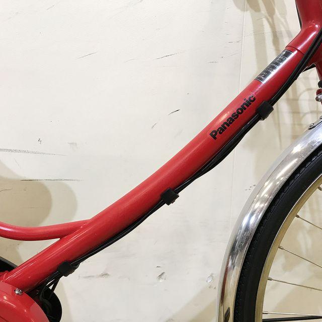 電動自転車 中古 ママチャリ パナソニック グリッター A レッド 26インチ KE138 電動アシスト自転車 神戸 | Panasonic | 04