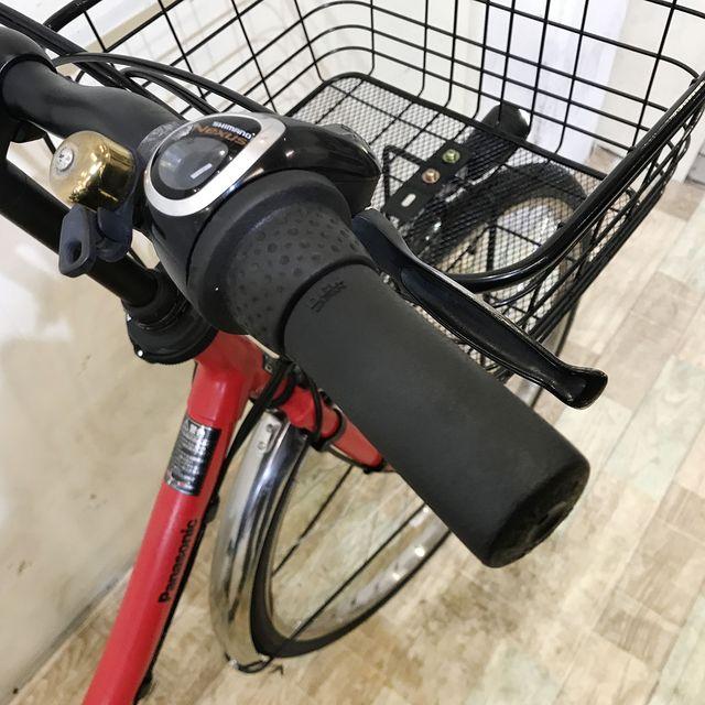 電動自転車 中古 ママチャリ パナソニック グリッター A レッド 26インチ KE138 電動アシスト自転車 神戸 | Panasonic | 09