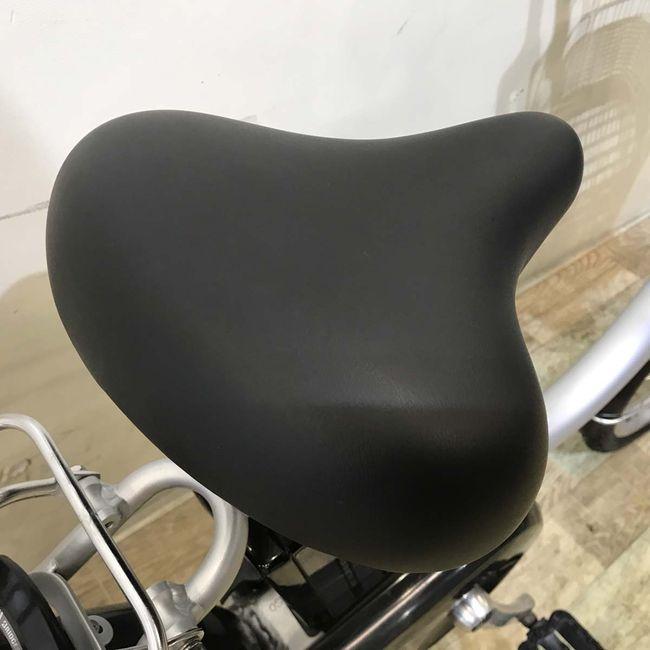 電動自転車 中古 小径車 ブリヂストン アシスタ プレミア 20 シルバー 20インチ KF015 電動アシスト自転車 神戸の画像