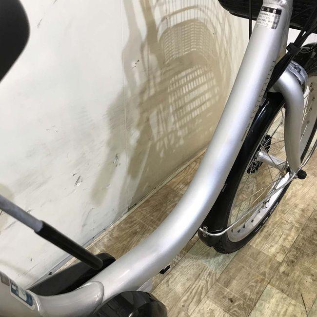 電動自転車 中古 小径車 ブリヂストン アシスタ プレミア 20 シルバー 20インチ KF015 電動アシスト自転車 神戸の画像