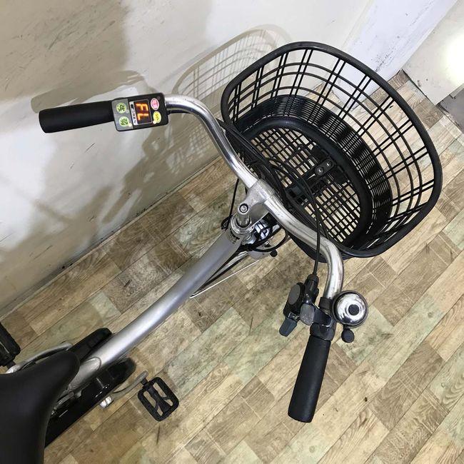 電動自転車 中古 小径車 ブリヂストン アシスタ プレミア 20 シルバー 20インチ KF015 電動アシスト自転車 神戸の画像