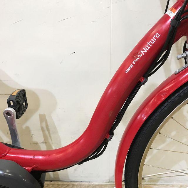 電動自転車 中古 ママチャリ ヤマハ PAS ナチュラ XL DX レッド 26インチ KF024 電動アシスト自転車 神戸 | YAMAHA | 04