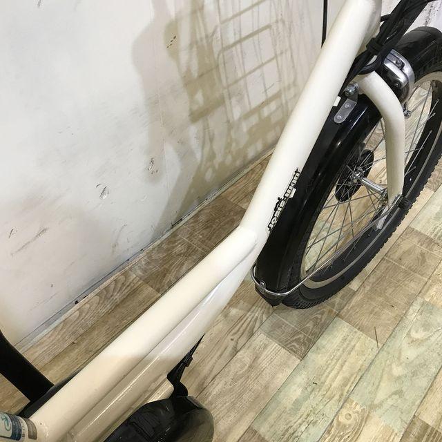 電動自転車 中古 小径車 ブリヂストン ジョシスワゴン アイボリーホワイト 前20×後18インチ KF030 電動アシスト自転車 神戸 | BRIDGESTONE | 15