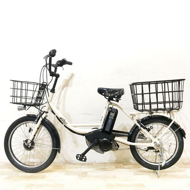 電動自転車 中古 小径車 ブリヂストン ジョシスワゴン アイボリーホワイト 前20×後18インチ KF030 電動アシスト自転車 神戸 | BRIDGESTONE | 16