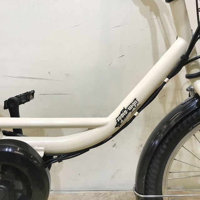 電動自転車 中古 小径車 ブリヂストン ジョシスワゴン アイボリーホワイト 前20×後18インチ KF030 電動アシスト自転車 神戸 | BRIDGESTONE | 04
