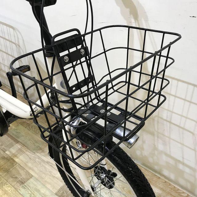 電動自転車 中古 小径車 ブリヂストン ジョシスワゴン アイボリーホワイト 前20×後18インチ KF030 電動アシスト自転車 神戸 | BRIDGESTONE | 05