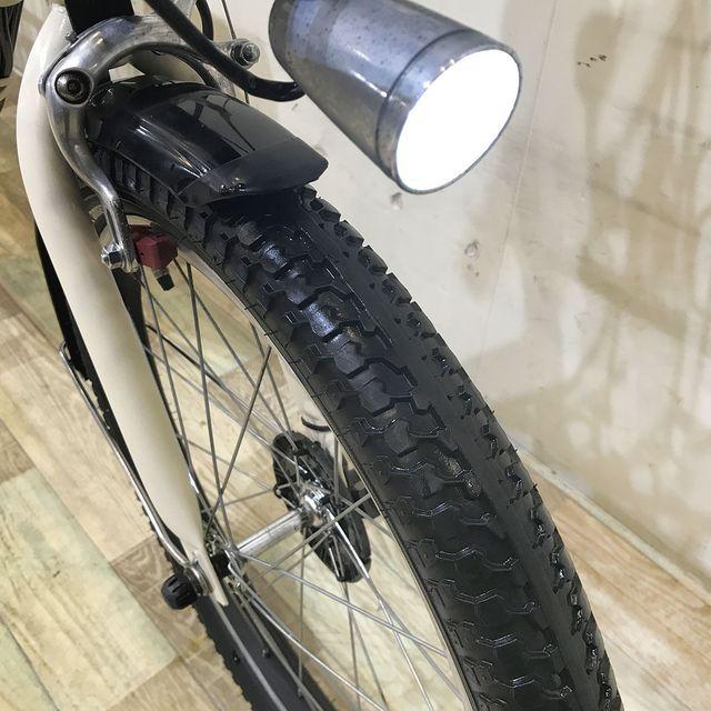 電動自転車 中古 小径車 ブリヂストン ジョシスワゴン アイボリーホワイト 前20×後18インチ KF030 電動アシスト自転車 神戸 | BRIDGESTONE | 07