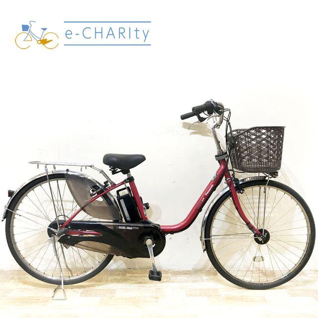 電動自転車 中古 ママチャリ パナソニック ビビ DX レッド 26インチ KF031 電動アシスト自転車 神戸 | Panasonic