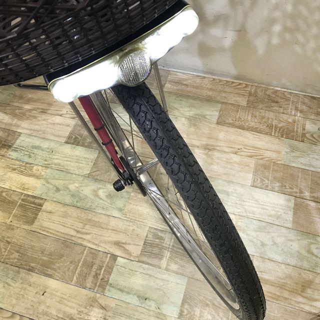 電動自転車 中古 ママチャリ パナソニック ビビ DX レッド 26インチ KF031 電動アシスト自転車 神戸 | Panasonic | 07
