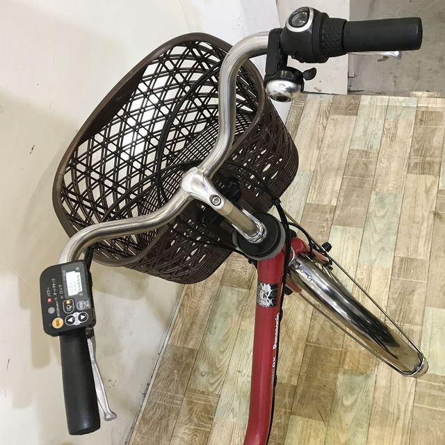 電動自転車 中古 ママチャリ パナソニック ビビ DX レッド 26インチ KF031 電動アシスト自転車 神戸 | Panasonic | 03
