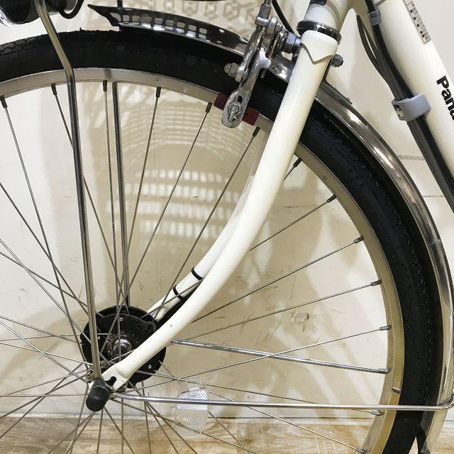 電動自転車 中古 ママチャリ パナソニック ビビ DX ホワイト 26インチ KF043 電動アシスト自転車 神戸 | Panasonic | 13