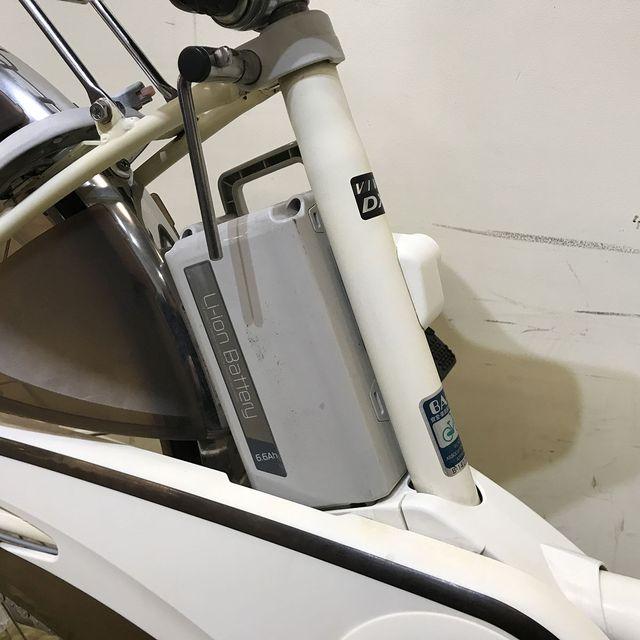 電動自転車 中古 ママチャリ パナソニック ビビ DX ホワイト 26インチ KF043 電動アシスト自転車 神戸 | Panasonic | 16