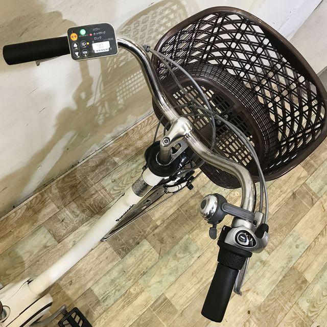 電動自転車 中古 ママチャリ パナソニック ビビ DX ホワイト 26インチ KF043 電動アシスト自転車 神戸 | Panasonic | 03
