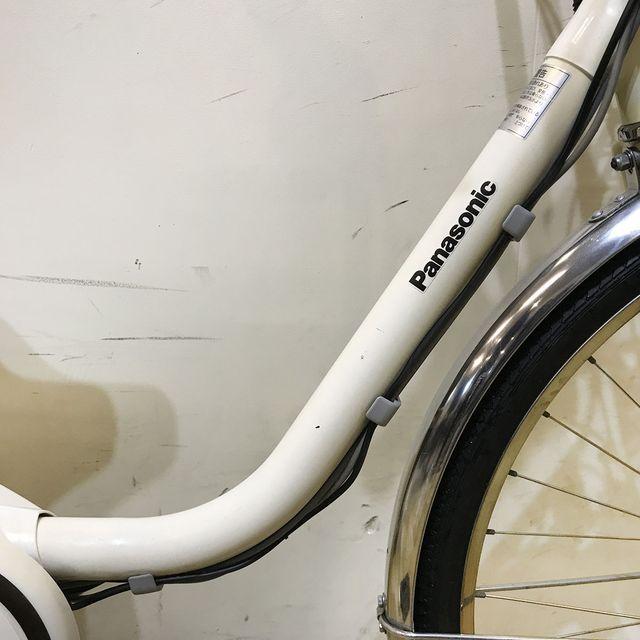 電動自転車 中古 ママチャリ パナソニック ビビ DX ホワイト 26インチ KF043 電動アシスト自転車 神戸 | Panasonic | 04