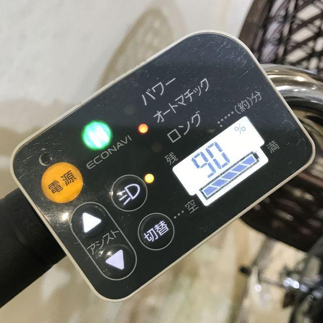 電動自転車 中古 ママチャリ パナソニック ビビ DX ホワイト 26インチ KF043 電動アシスト自転車 神戸 | Panasonic | 06