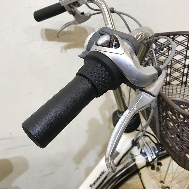 電動自転車 中古 ママチャリ パナソニック ビビ DX ホワイト 26インチ KF043 電動アシスト自転車 神戸 | Panasonic | 09