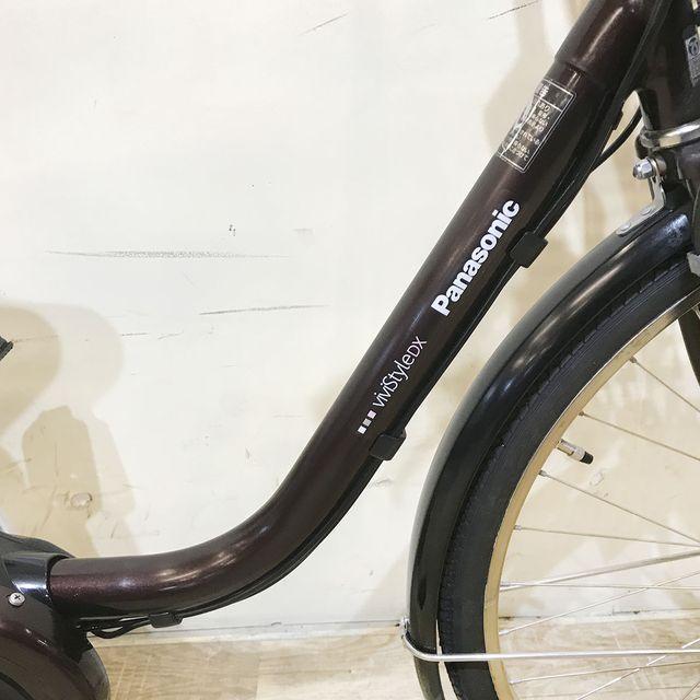 電動自転車 中古 ママチャリ パナソニック ビビ スタイル DX ブラウン 26インチ KF044 電動アシスト自転車 神戸 | Panasonic | 04