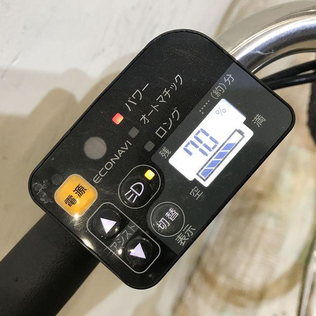 電動自転車 中古 ママチャリ パナソニック ビビ スタイル DX ブラウン 26インチ KF044 電動アシスト自転車 神戸 | Panasonic | 06