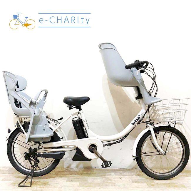 電動自転車 中古 子供乗せ ブリヂストン bikke 2 e ビッケ ツー イー ホワイト20インチ KF053 電動アシスト自転車 神戸 | BRIDGESTONE