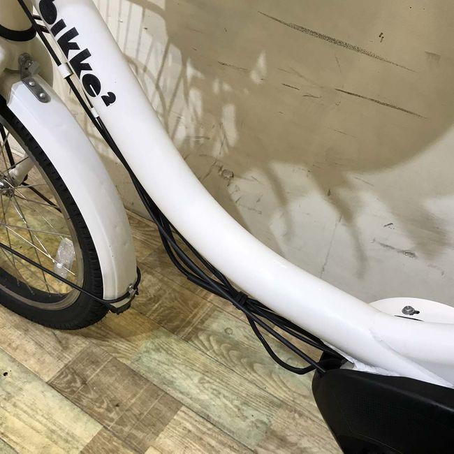 電動自転車 中古 子供乗せ ブリヂストン bikke 2 e ビッケ ツー イー ホワイト20インチ KF053 電動アシスト自転車 神戸 | BRIDGESTONE | 14