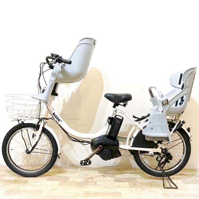 電動自転車 中古 子供乗せ ブリヂストン bikke 2 e ビッケ ツー イー ホワイト20インチ KF053 電動アシスト自転車 神戸 | BRIDGESTONE | 20