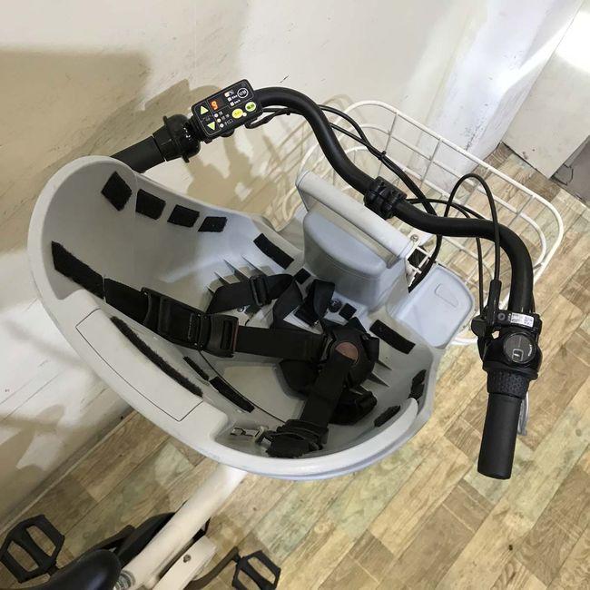 電動自転車 中古 子供乗せ ブリヂストン bikke 2 e ビッケ ツー イー ホワイト20インチ KF053 電動アシスト自転車 神戸 | BRIDGESTONE | 03