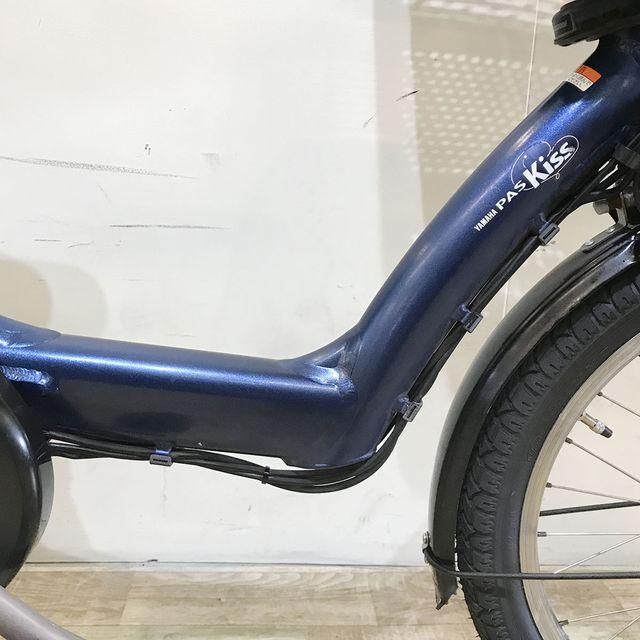 電動自転車 中古 子供乗せ ヤマハ PAS Kiss mini パス キッス ミニ ネイビー 20インチ KF088 電動アシスト自転車 神戸 | YAMAHA | 04