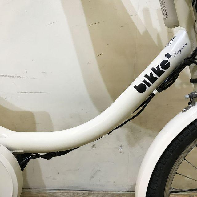 電動自転車 中古 子供乗せ ブリヂストン bikke 2 e ビッケ ツー イー ホワイト20インチ KF090 電動アシスト自転車 神戸 | BRIDGESTONE | 04