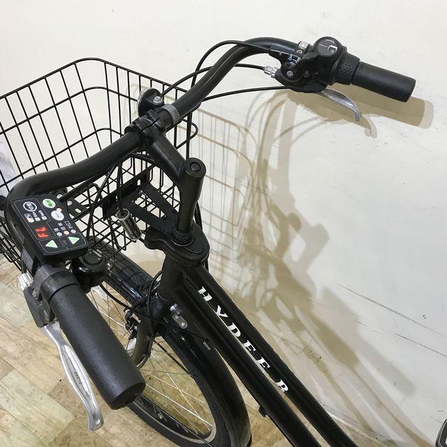 電動自転車 中古 子供乗せ ブリヂストン HYDEE B ハイディ ビー ブラック 26インチ KF097 電動アシスト自転車 神戸 | BRIDGESTONE | 09