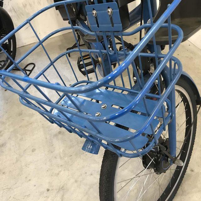 電動自転車 中古 子供乗せ ブリヂストン bikke GRI ビッケ グリ ブルー 前24×後20インチ KF107 電動アシスト自転車 神戸 | BRIDGESTONE | 12