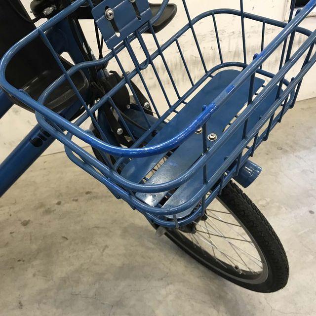 電動自転車 中古 子供乗せ ブリヂストン bikke GRI ビッケ グリ ブルー 前24×後20インチ KF107 電動アシスト自転車 神戸 | BRIDGESTONE | 13