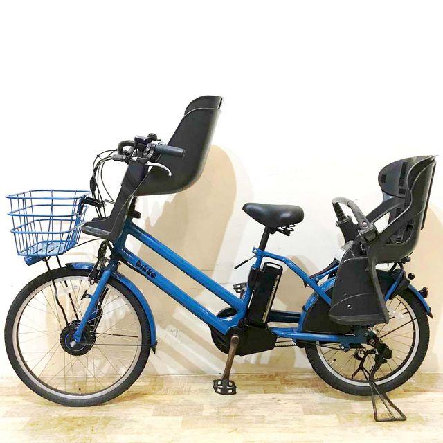 電動自転車 中古 子供乗せ ブリヂストン bikke GRI ビッケ グリ ブルー 前24×後20インチ KF107 電動アシスト自転車 神戸 | BRIDGESTONE | 15