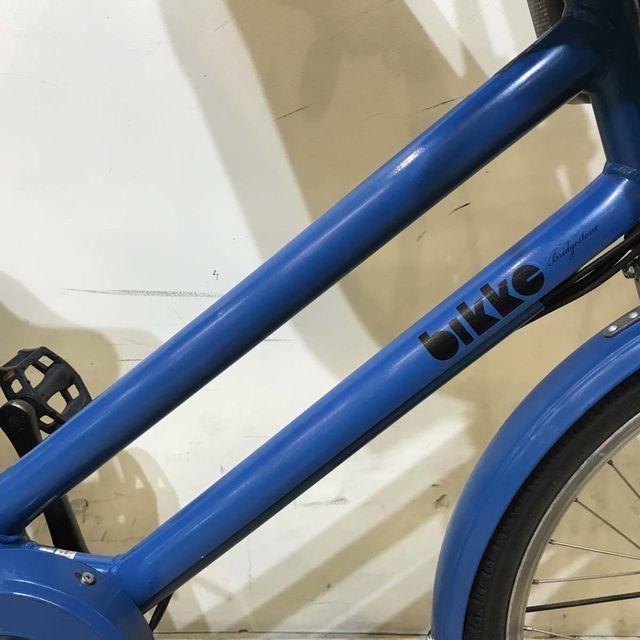 電動自転車 中古 子供乗せ ブリヂストン bikke GRI ビッケ グリ ブルー 前24×後20インチ KF107 電動アシスト自転車 神戸 | BRIDGESTONE | 04