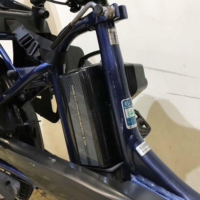 電動自転車 中古 子供乗せ ヤマハ PAS Kiss mini パス キッス ミニ ネイビー 20インチ KG002 電動アシスト自転車 神戸 | YAMAHA | 15