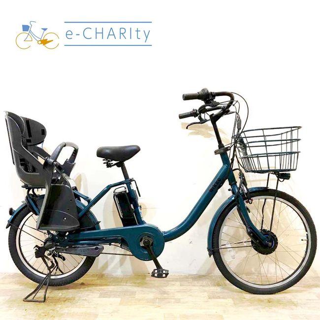 電動自転車 中古 子供乗せ ブリヂストン bikke MOB dd ビッケ モブ dd ブルー 前24×後20インチ KG004 電動アシスト自転車 神戸 | BRIDGESTONE