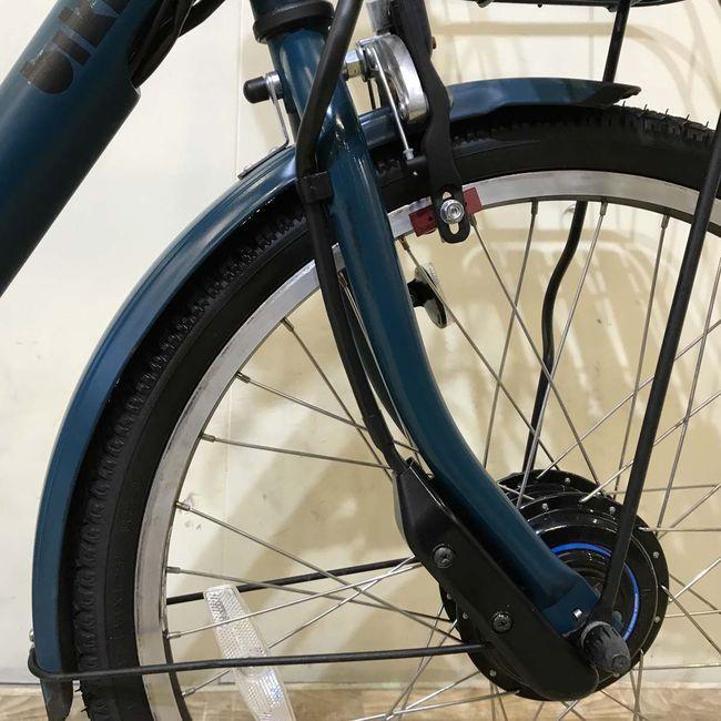 電動自転車 中古 子供乗せ ブリヂストン bikke MOB dd ビッケ モブ dd ブルー 前24×後20インチ KG004 電動アシスト自転車 神戸 | BRIDGESTONE | 13