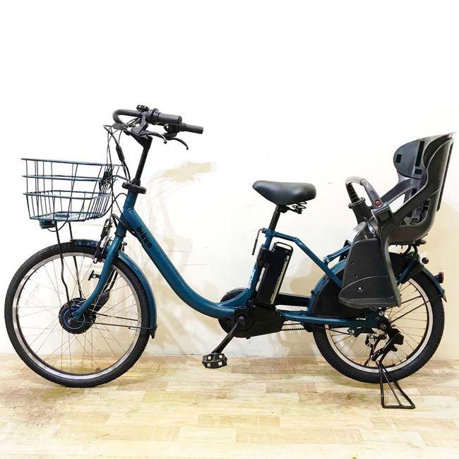 電動自転車 中古 子供乗せ ブリヂストン bikke MOB dd ビッケ モブ dd ブルー 前24×後20インチ KG004 電動アシスト自転車 神戸 | BRIDGESTONE | 18