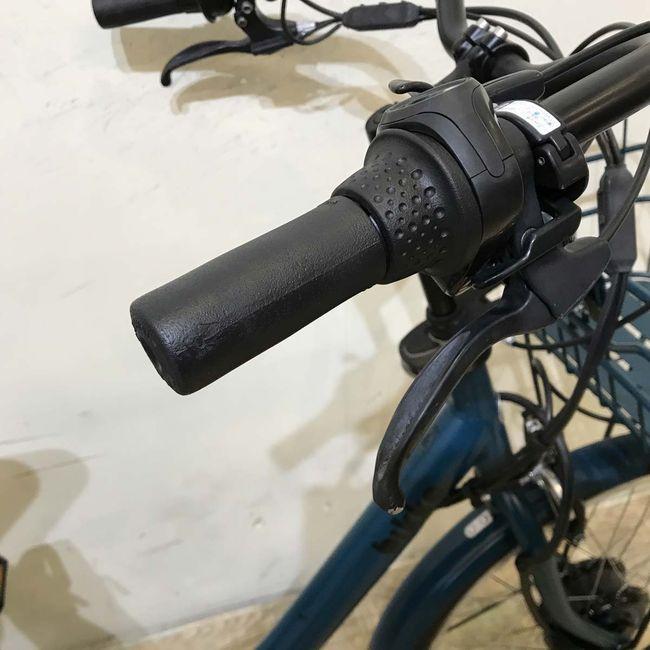 電動自転車 中古 子供乗せ ブリヂストン bikke MOB dd ビッケ モブ dd ブルー 前24×後20インチ KG004 電動アシスト自転車 神戸 | BRIDGESTONE | 09