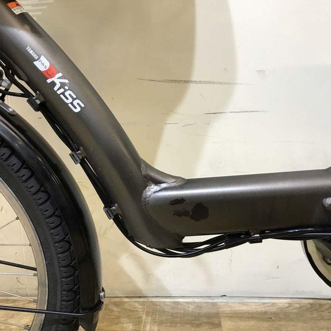電動自転車 中古 子供乗せ ヤマハ PAS Kiss mini パス キッス ミニ グレー 20インチ KG008 電動アシスト自転車 神戸 | YAMAHA | 12