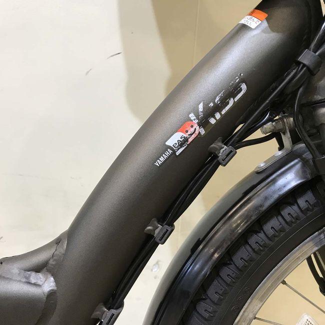 電動自転車 中古 子供乗せ ヤマハ PAS Kiss mini パス キッス ミニ グレー 20インチ KG008 電動アシスト自転車 神戸 | YAMAHA | 13