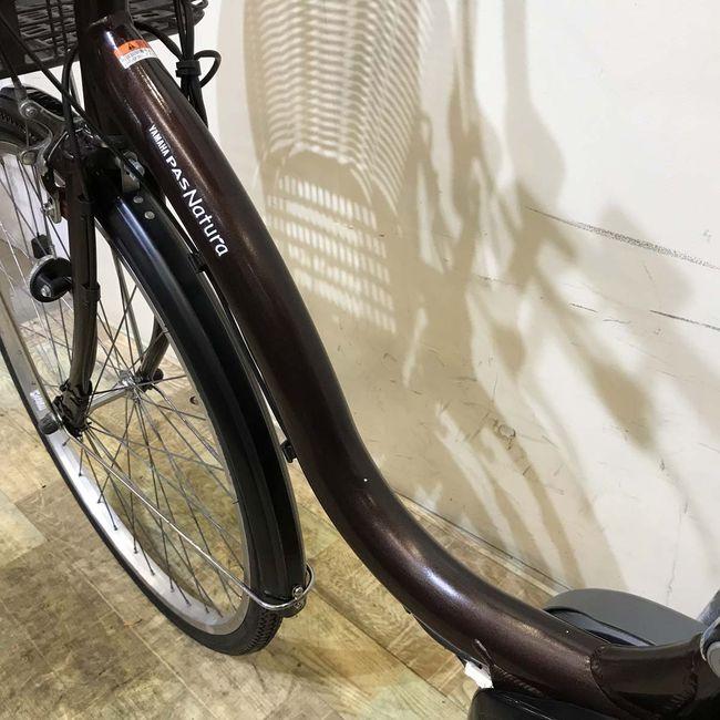 ヤマハPASナチュラ電動アシスト自転車26インチ関東圏配送可能その他不可能 YAMAHA（ヤマハ） 電動自転車 中古 ママチャリ PAS ナチュラM ブラウン
