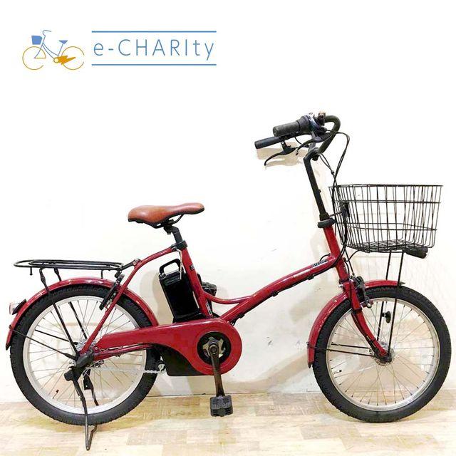Panasonic（パナソニック） 電動自転車 中古 小径車 グリッター レッド 