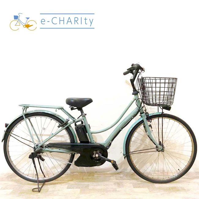 電動自転車 中古 ママチャリ ヤマハ PAS アミ グリーン 26インチ KG057 電動アシスト自転車 神戸