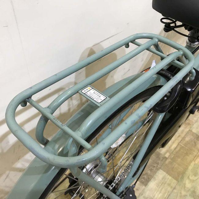 電動自転車 中古 ママチャリ ヤマハ PAS アミ グリーン 26インチ KG057 電動アシスト自転車 神戸の画像