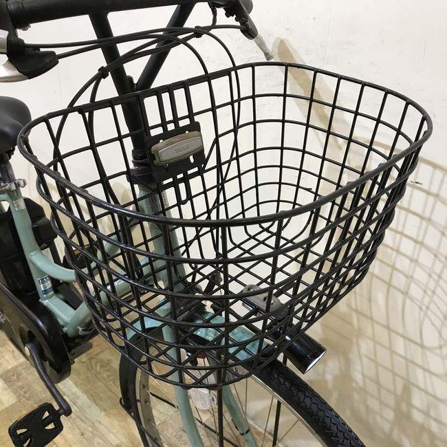 電動自転車 中古 ママチャリ ヤマハ PAS アミ グリーン 26インチ KG057 電動アシスト自転車 神戸の画像